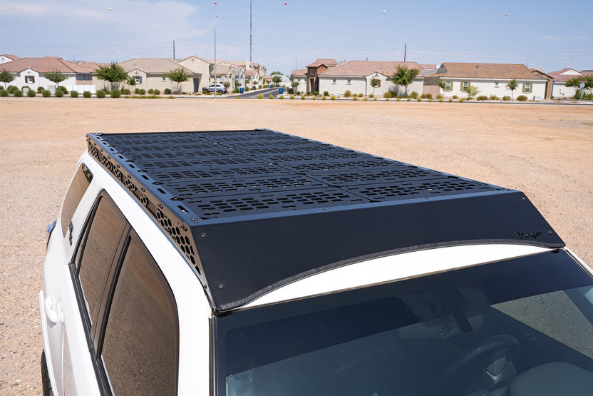 Full decking panel setup on the Solid Fairing Roof Rack for the 2010-2024 Toyota 4Runner