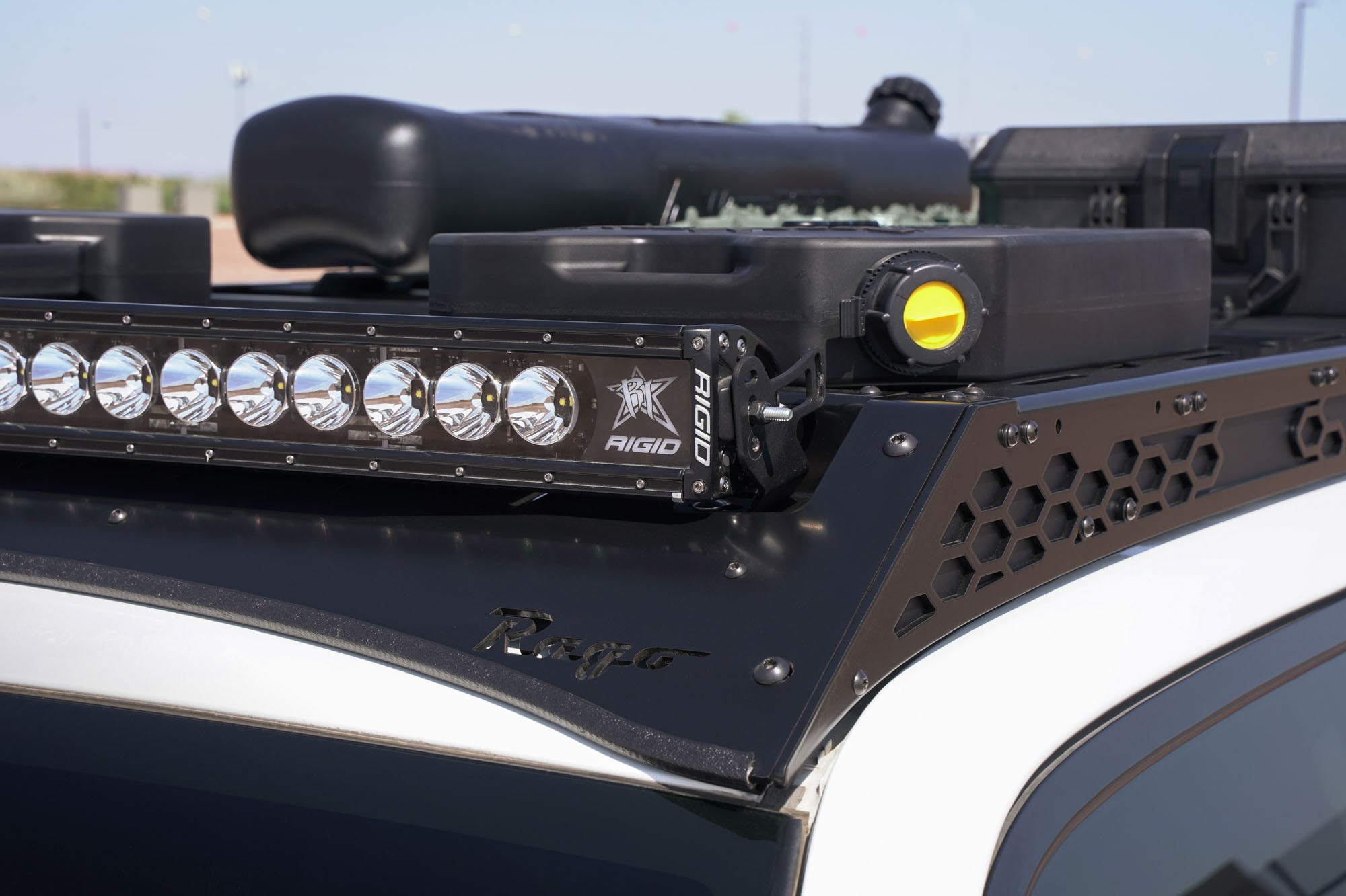 Mounting light bar to the Roof Rack with Light Pocket for the 2010-2024 Toyota 4Runner