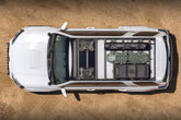 Birds eye view of the Roof Rack with Light Pocket for the 2010-2024 Toyota 4Runner