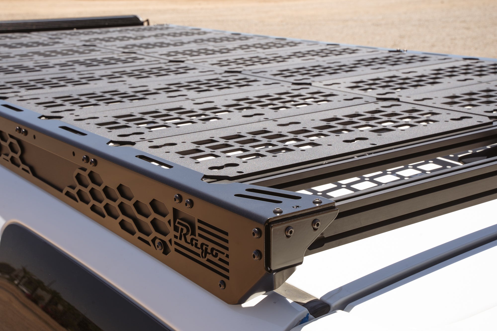 Decking panels on the Roof Rack with Light Pocket for the 2010-2024 Toyota 4Runner
