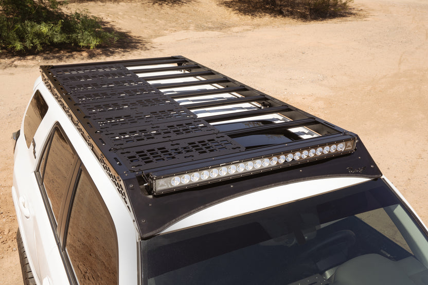 Decking panels on the Roof Rack with Light Pocket for the 2010-2024 Toyota 4Runner