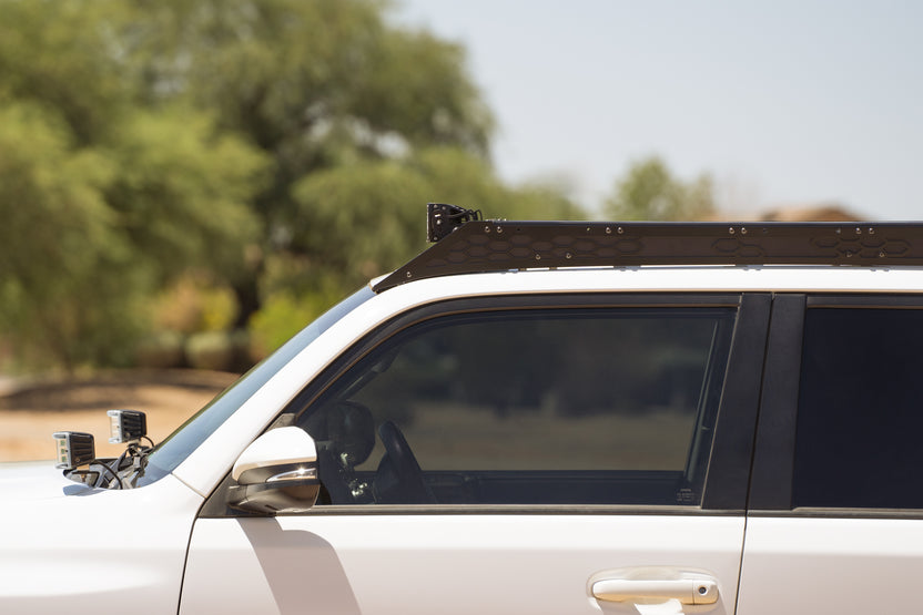 Side Profile of the Roof Rack with Light Pocket for the 2010-2024 Toyota 4Runner