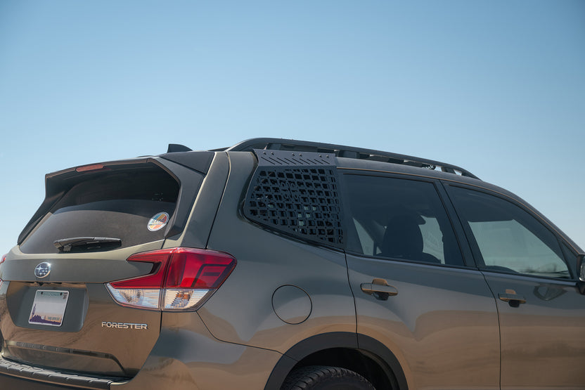 2019-2024 Subaru Forester Exterior Molle Storage Panels for Factory Roof Rails