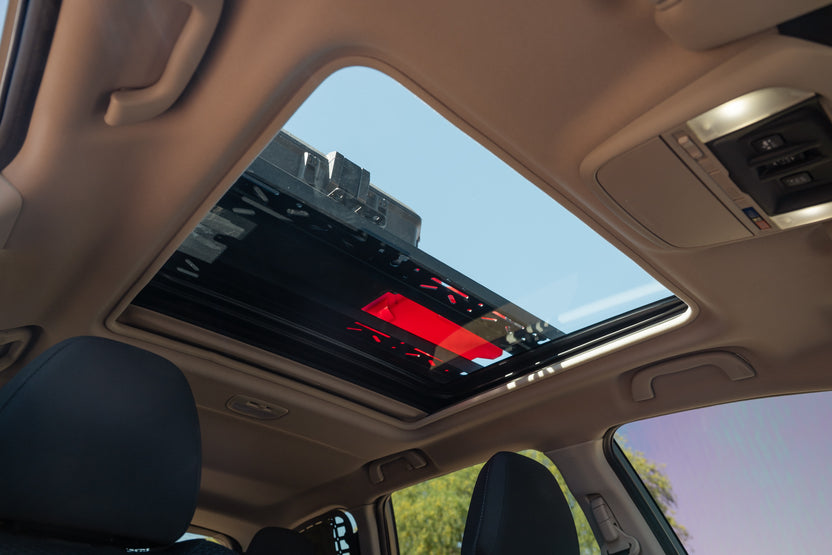 View of the Crossmembers on the 2019-2024 Subaru Forester from the cabin