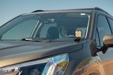 Ditch Light Brackets for the 2019-2024 Subaru Forester match the curve of the hood