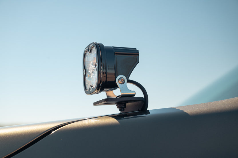 Adjustable light position on the Ditch Light Brackets for the 2019-2024 Subaru Forester