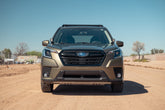 Our Ditch Light Brackets for the 2019-2024 Subaru Forester sit extremely low and close to the A-Pillars without any contact