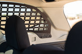 Double rear window mounting points on the Rear Window Molle Storage Panels for the 2019-2024 Subaru Forester