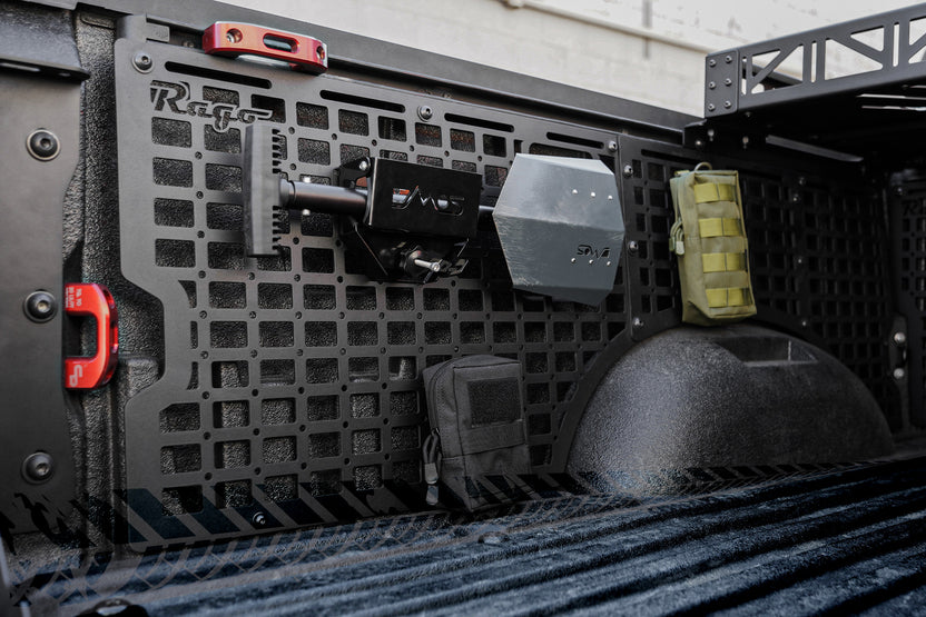 3rd Gen Tundra Bed Side Molle Storage Panels Driver Side