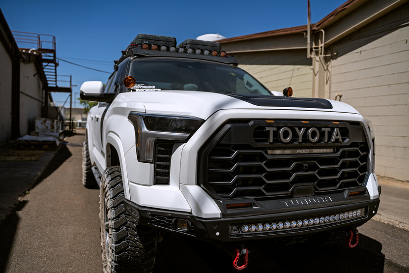 2022-2023 Toyota Tundra Ditch Light Brackets Installed