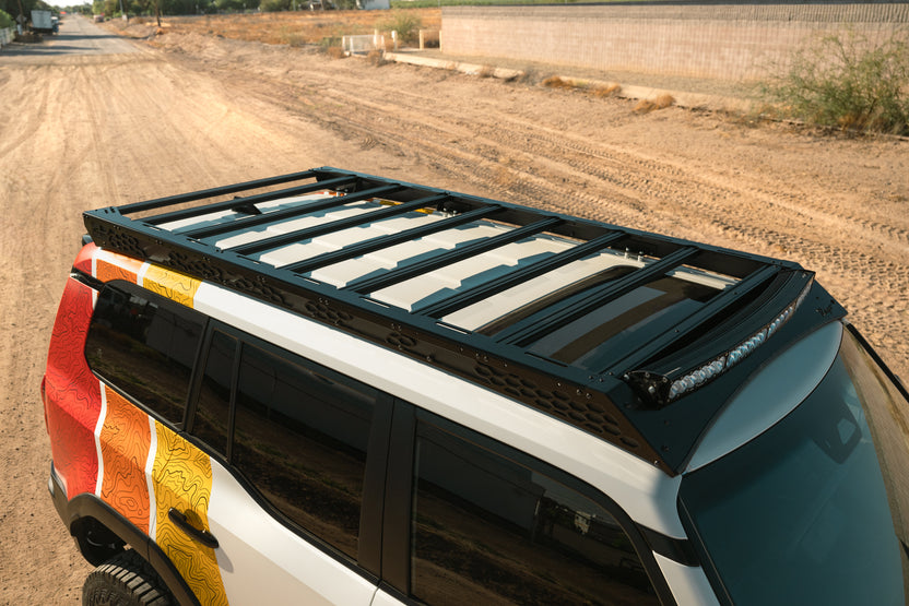 A Rago Roof Rack featuring double walled side panels.