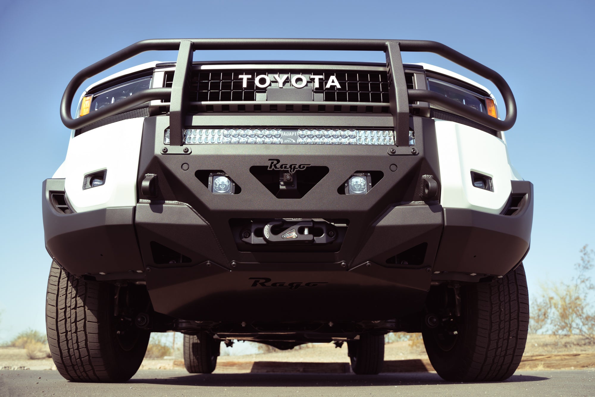 2024-2025 Land Cruiser Brush Guard for Rago’s Center Mount Front Bumper