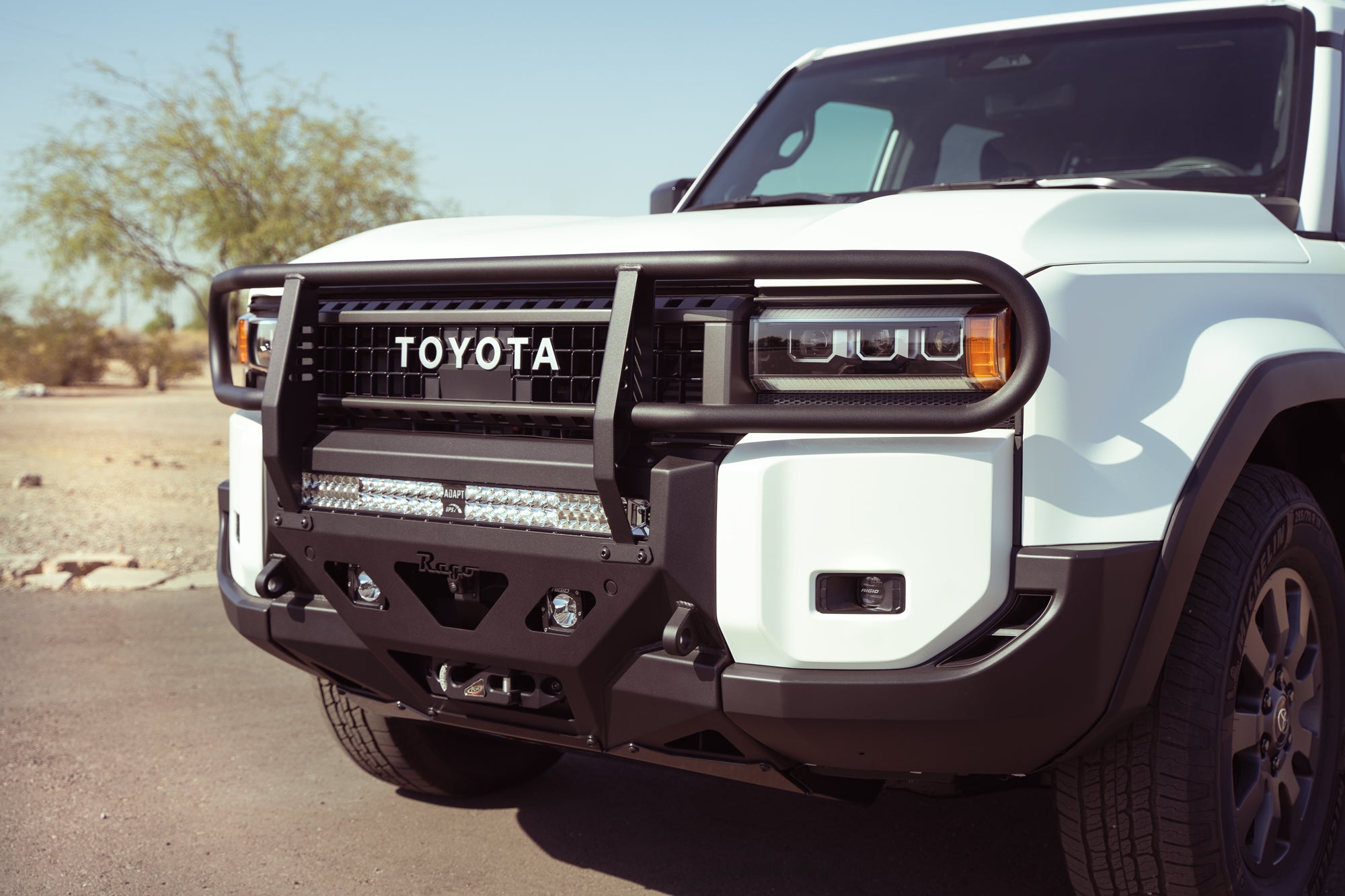 2024-2025 Land Cruiser Brush Guard for Rago’s Center Mount Front Bumper