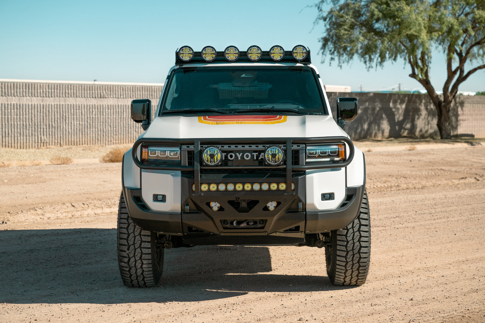 2024-2025 Toyota Land Cruiser Brush Guard for Rago's Center Mount Front Bumper