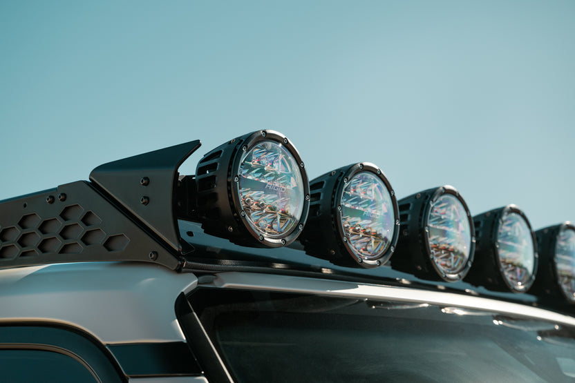 2024-2025 Land Cruiser & Lexus GX 550 Roof Rack RIGID Round Light Mount