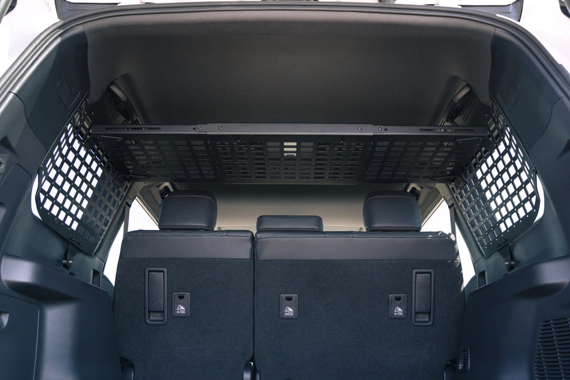 Molle Panel Storage Shelf for the 2024 Toyota Land Cruiser with rear window molle panels