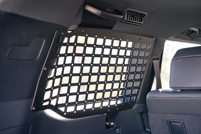 Perfect fitment with the 2024 Toyota Land Cruiser Rear Window Molle Storage Panels