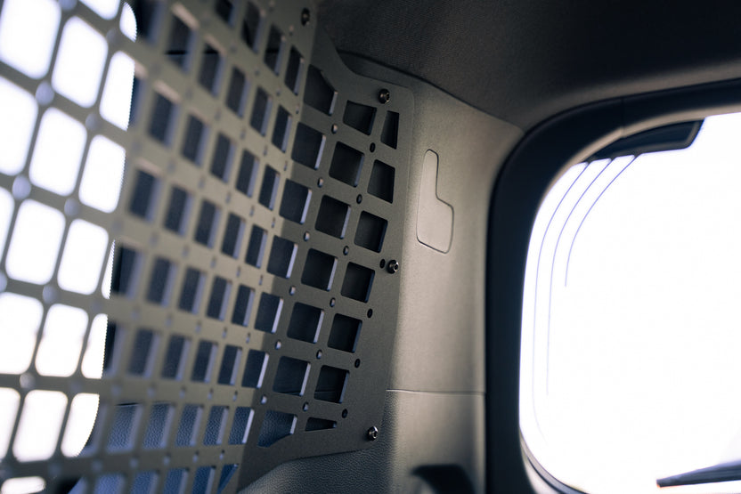 Mounting points for the 2024 Toyota Land Cruiser Rear Window Molle Storage Panels
