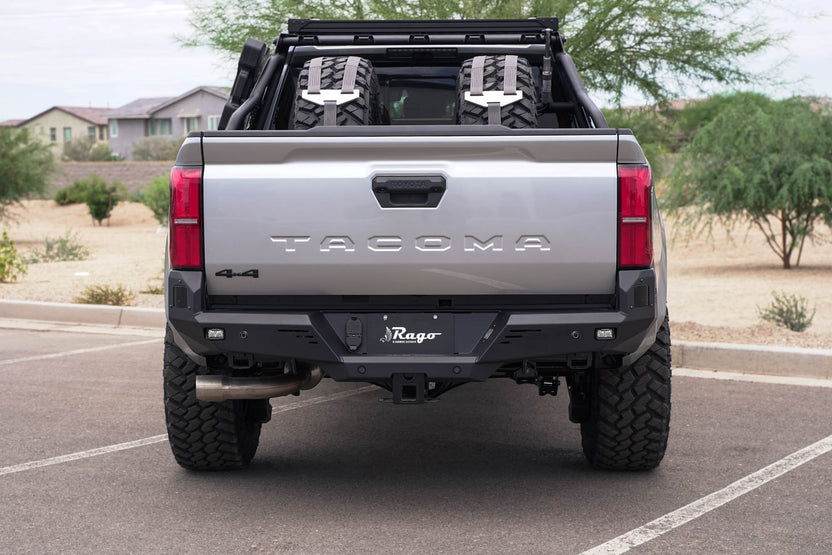 Rear Profile of the Rago Rear Bumper for the 4th Gen Toyota Tacoma