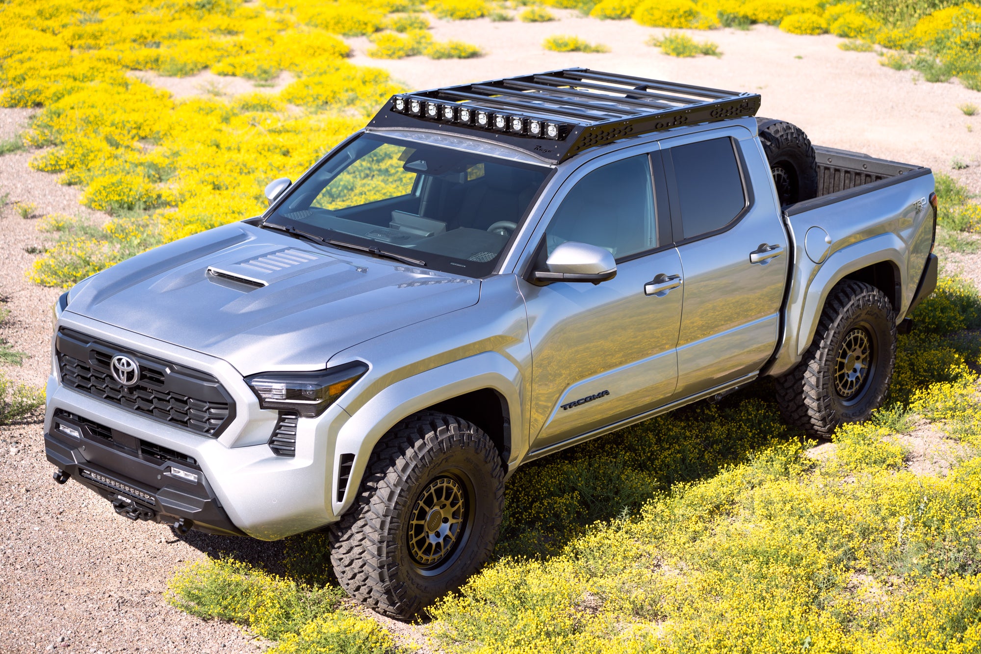 4th Gen Toyota Tacoma Roof Rack | Light Pocket Fairing