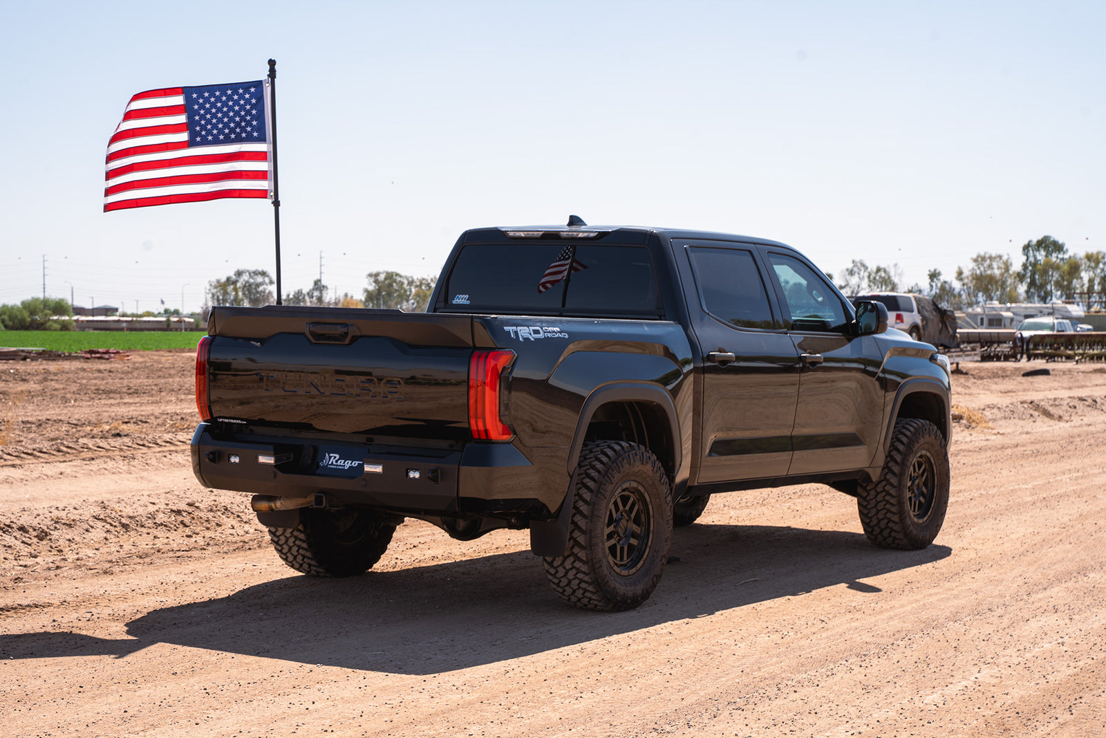 Rago Fabrication Toyota Tundra & Tacoma Bed Rail Flag Holder