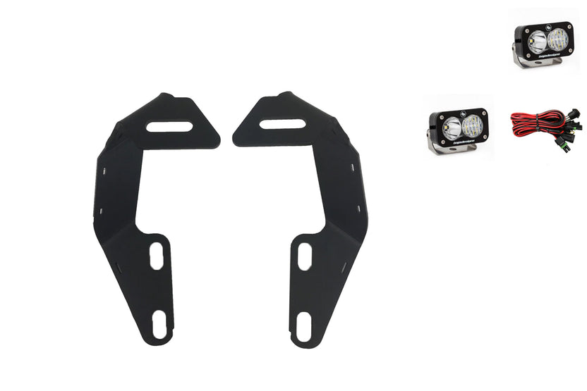 2014-2021 2nd Gen Toyota Tundra Low-Pro Ditch Light Brackets | Baja S2 Pro Driving/Combo Bundle