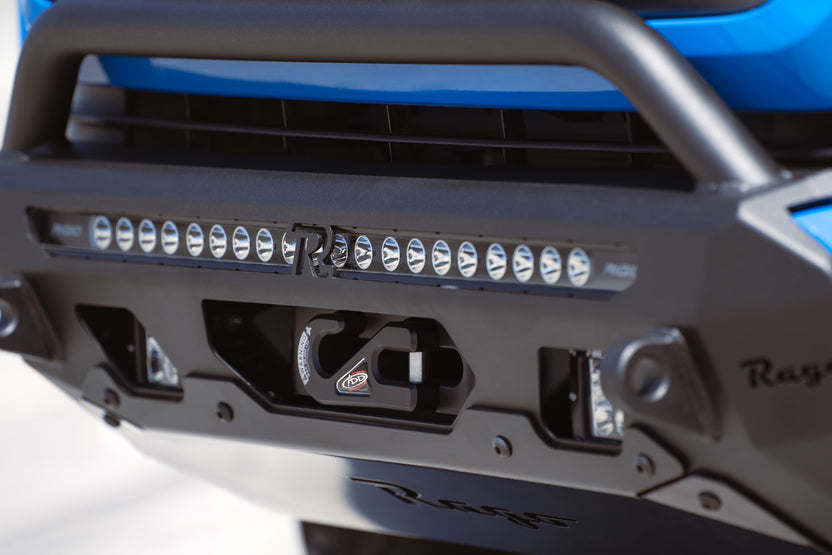 2016-2023 Toyota Tacoma Center Mount Winch Front Bumper w/ Top Hoop