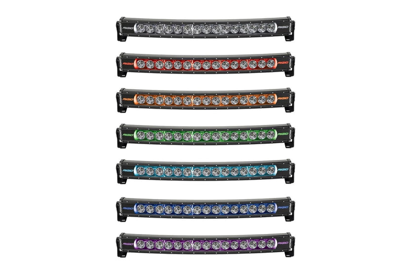 Rigid Industries Radiance+ Curved 40 Inch RGBW Light Bar