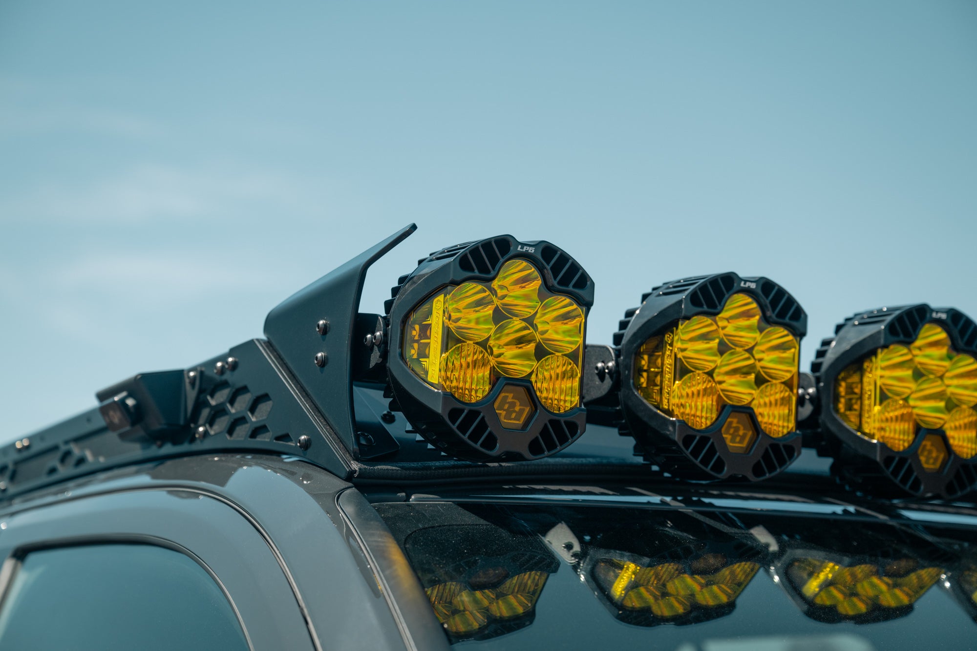 Up-close view of Rago's Light Mount highlighting its low-profile design.