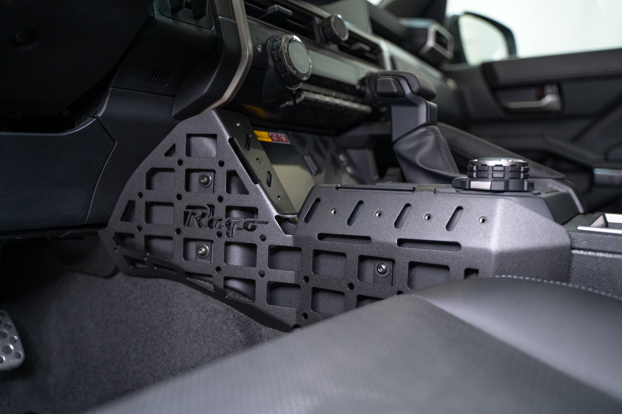 Center Panel Modiling 4th Gen Toyota Tacoma Center Console Molle Panels | Rago Fabrication