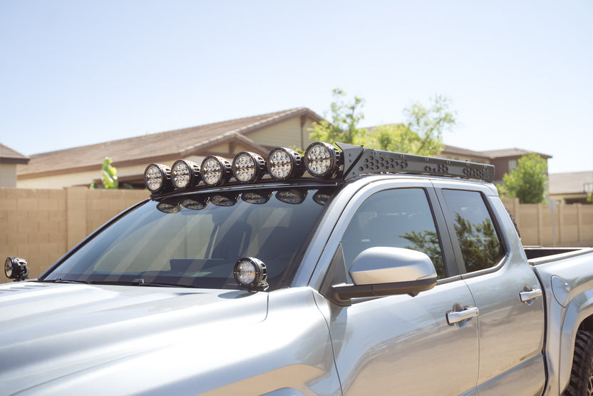 Ditch Light Brackets for the 4th Gen Toyota Tacoma with full roof rack build