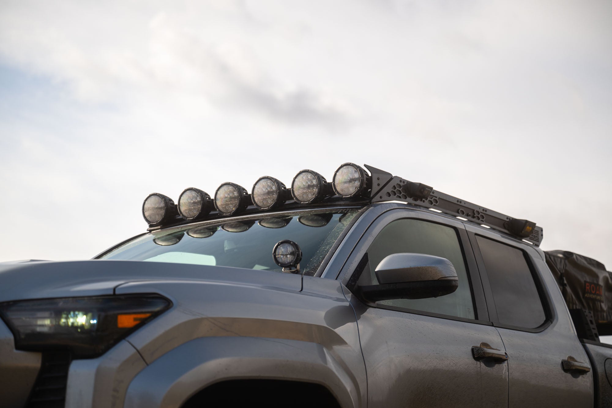Toyota Rook Rack Toyota Roof Rack Round Lights Mount for RIGID Industries Lights