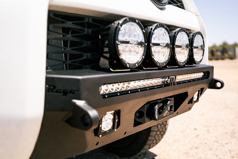 Profile of the Center Mount Winch Front Bumper for the 5th Gen Toyota 4Runner