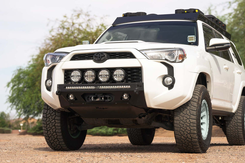 Center Mount Winch Front Bumper for the 5th Gen Toyota 4Runner