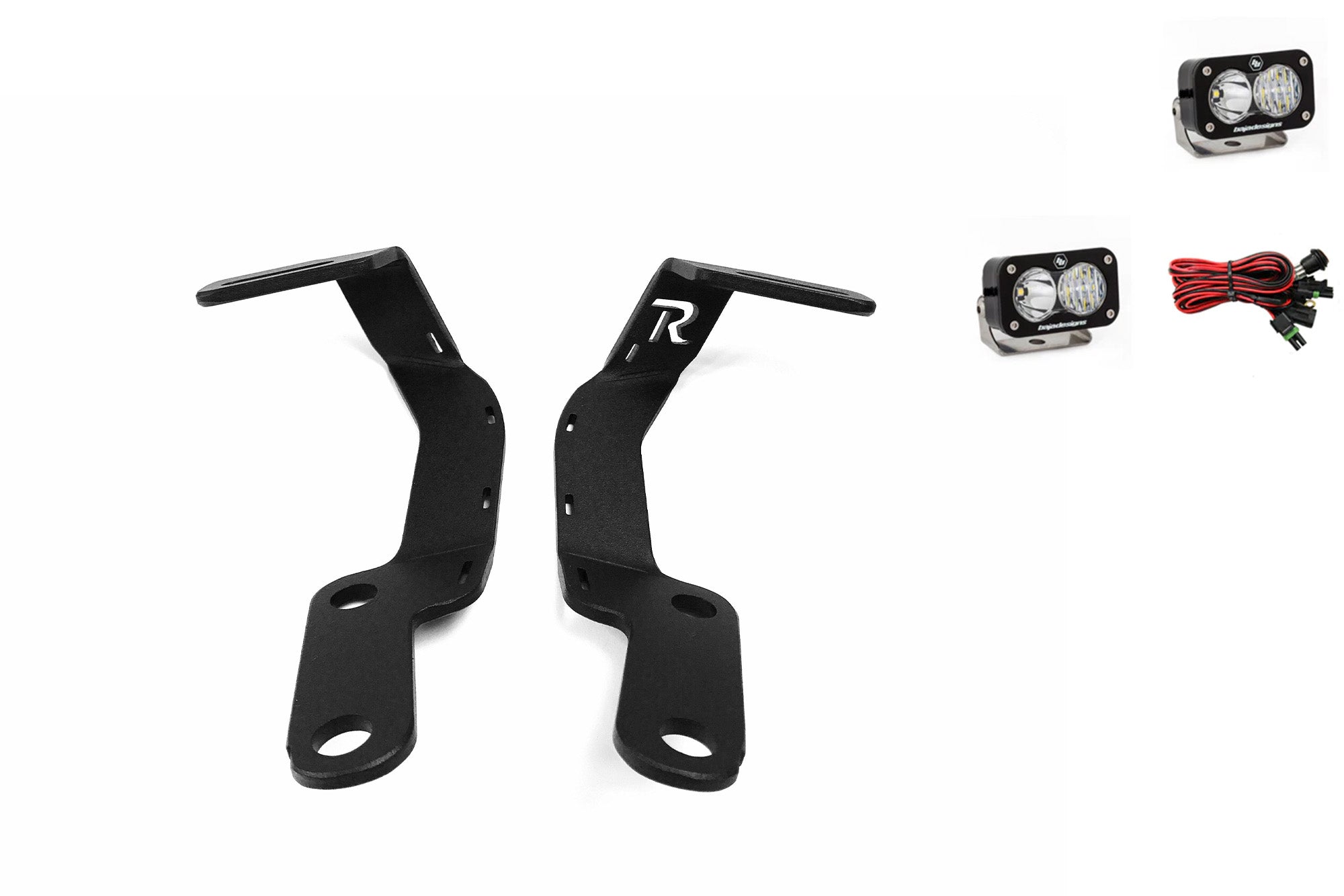 2010-2024 5th Gen Toyota 4Runner Ditch Light Brackets | Baja S2 Pro Driving/Combo Bundle