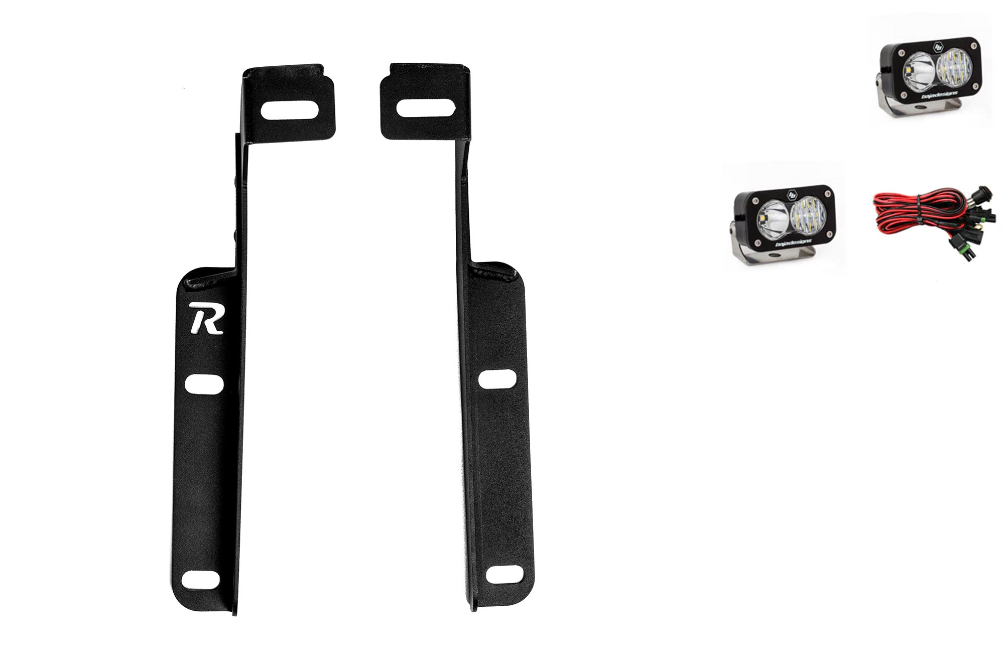1992–1996 Ford Bronco Ditch Light Brackets | Baja S2 Pro Driving/Combo Bundle