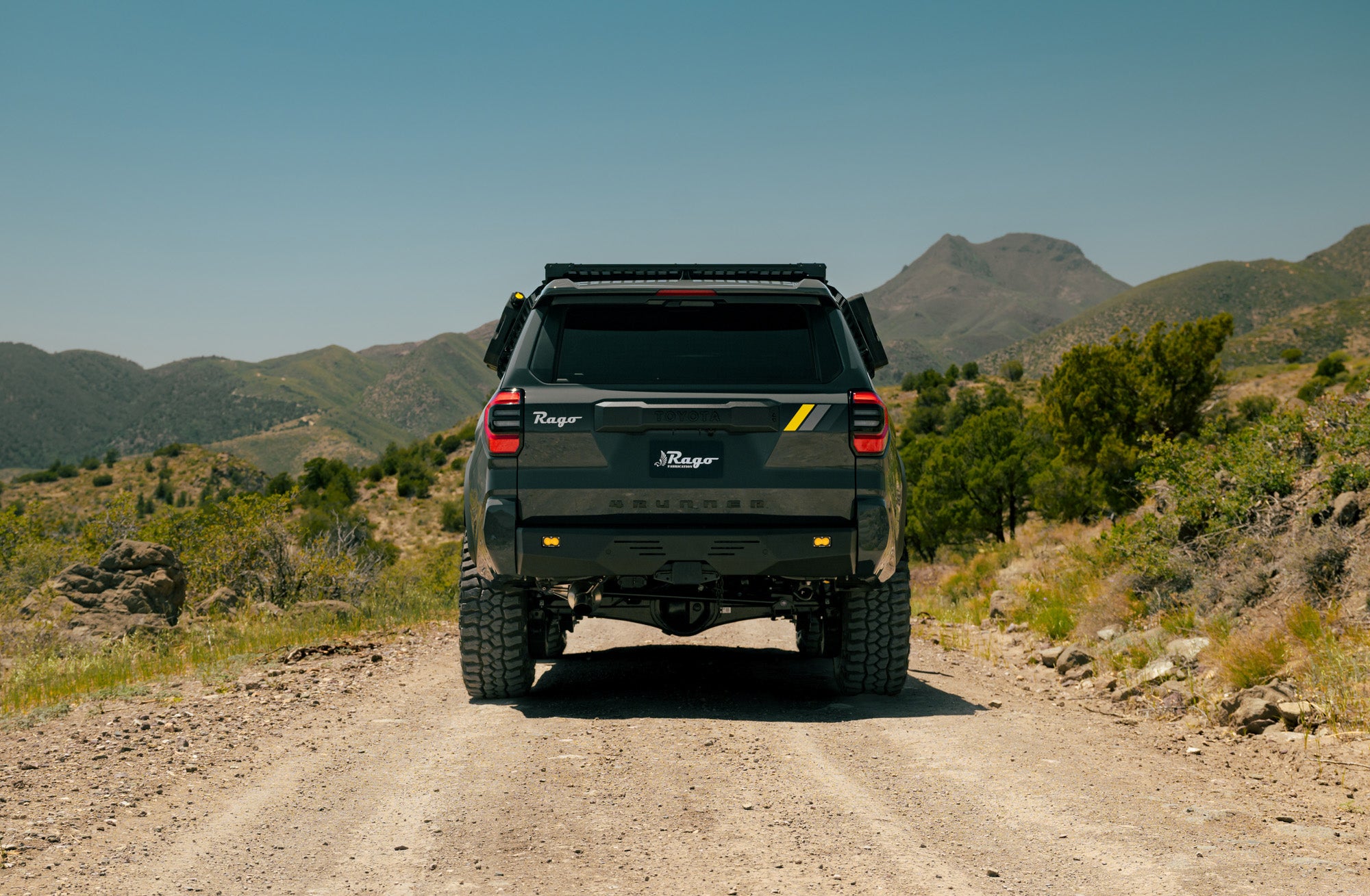 Off-truck 6th Gen 4Runner Center Mount Rear Bumper.