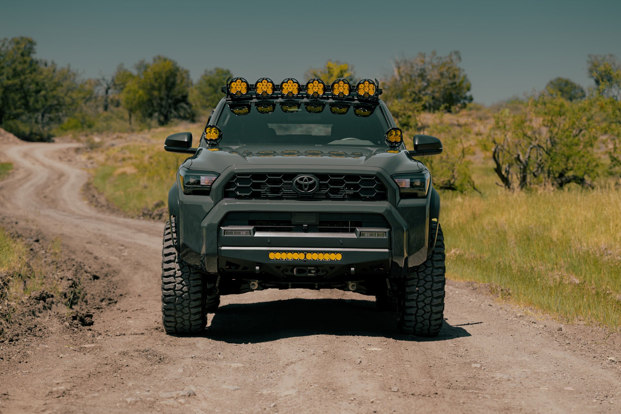 2025+ Toyota 4Runner Center Mount Winch Front Bumper