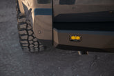 Up-close view of our 4Runner Rear Bumper's light mount.