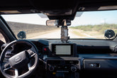Device Dash Mount in the 6th Gen Toyota 4Runner phone mounted to top