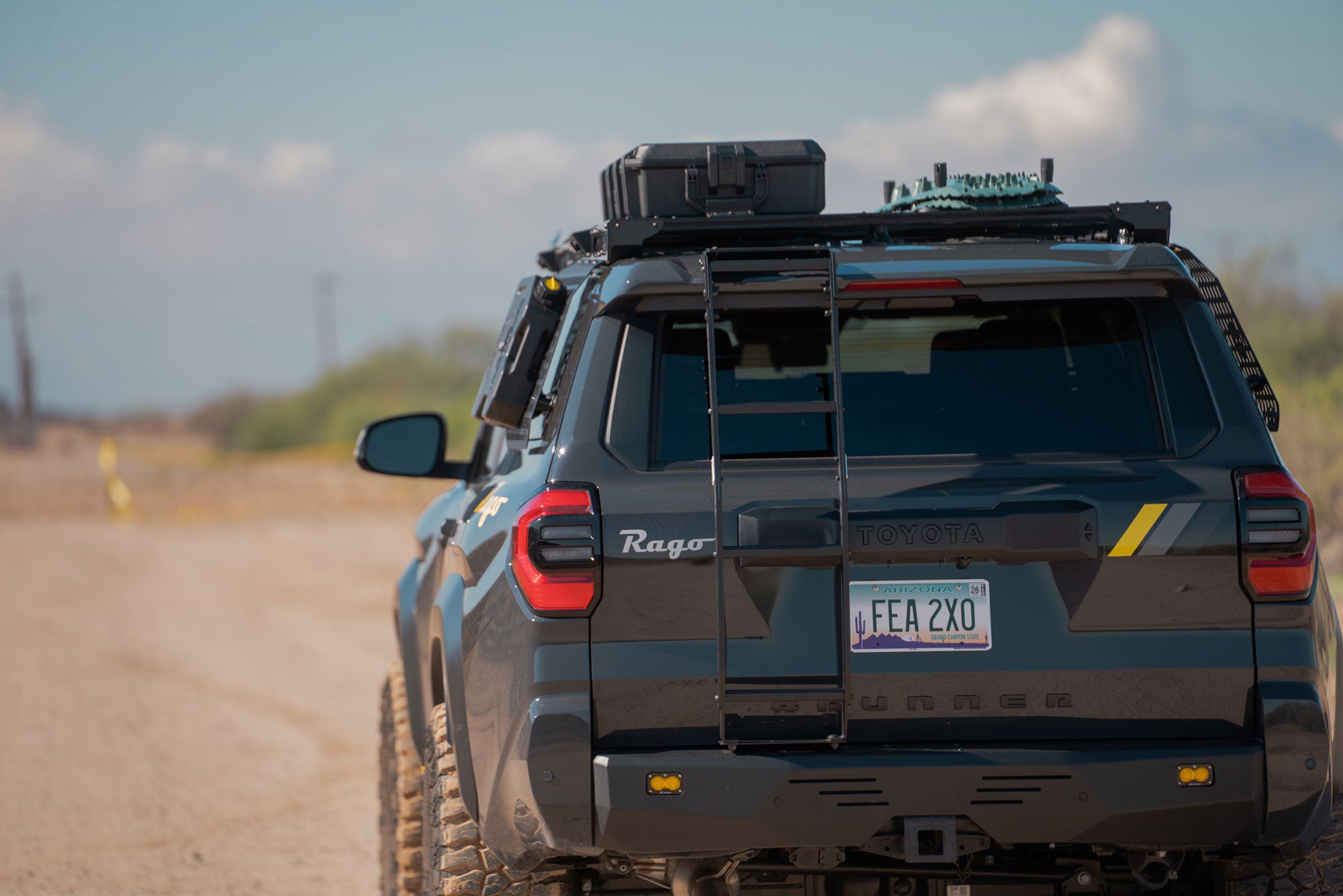 98 4runner Rear Ladder 2025+ 4Runner Rear Hatch Ladder for Overland Setups
