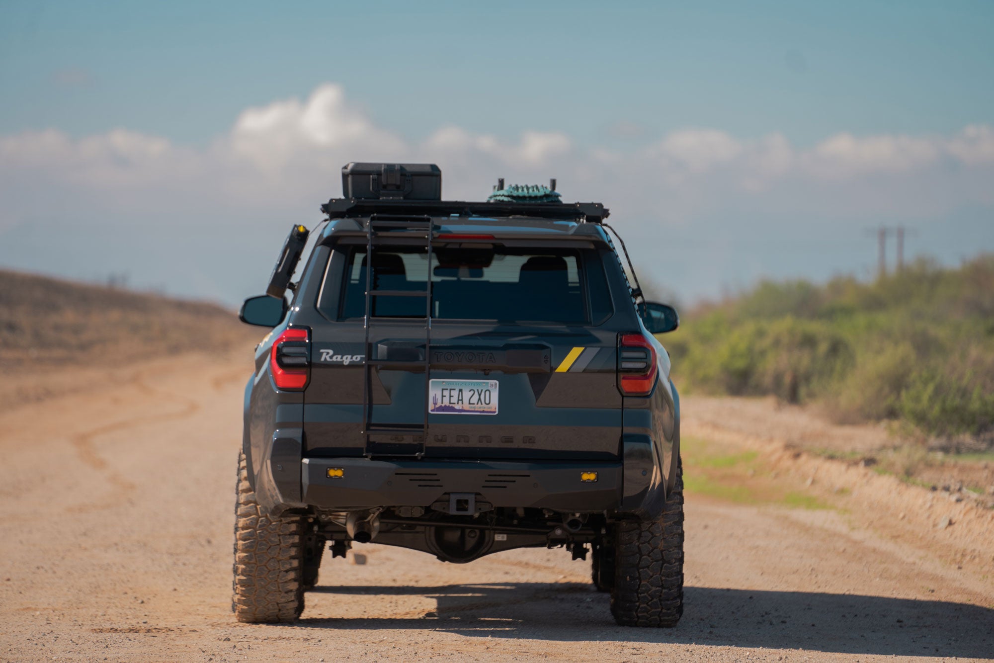 98 4runner Rear Ladder 2025+ 4Runner Rear Hatch Ladder for Overland Setups