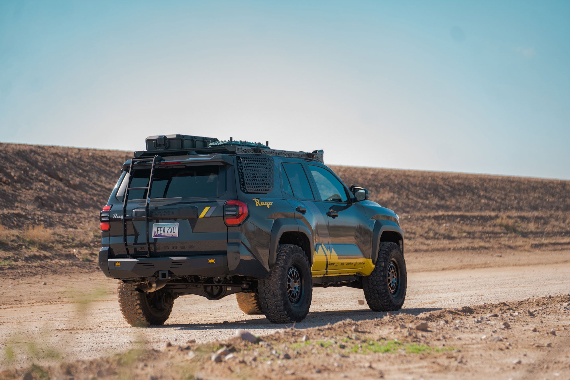 2025+ 4Runner Rear Hatch Ladder for Overland Setups