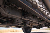 Close-up of the frame mount points on our 6th Gen 4Runner Rock Slider Side Steps