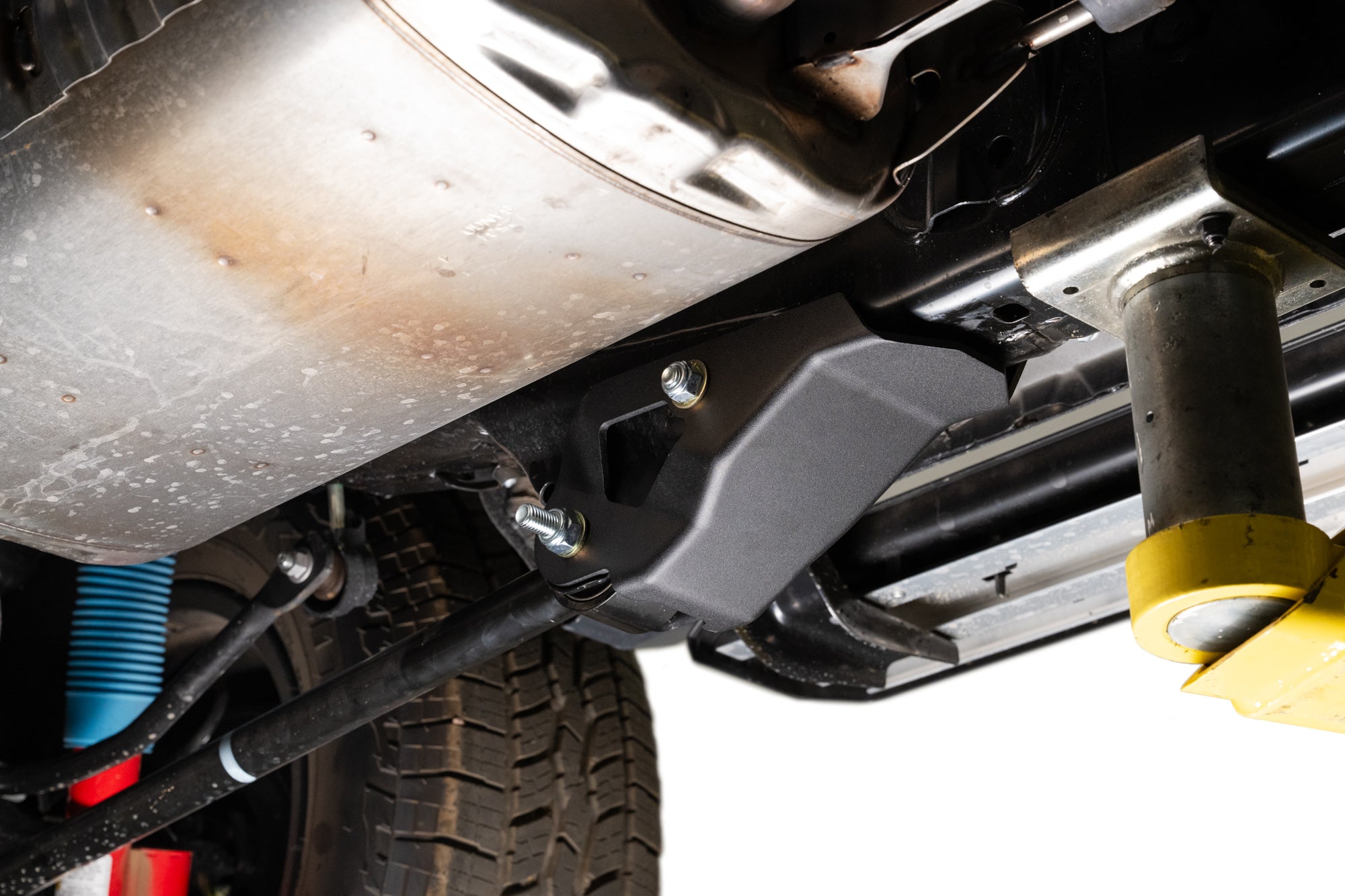 Rago's 6th Gen 4Runner Trailing Arm Skid Plates off-truck.