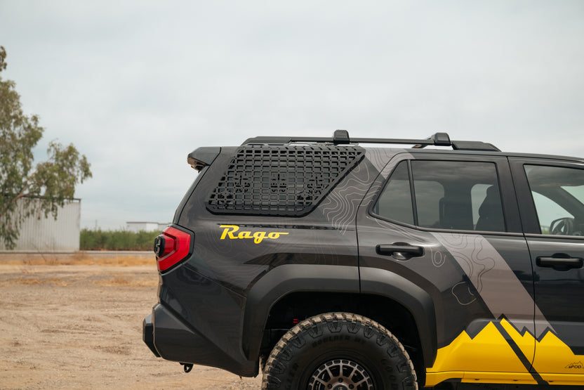2025+ Toyota 4Runner Exterior Molle Storage Panels for Factory Roof Rails