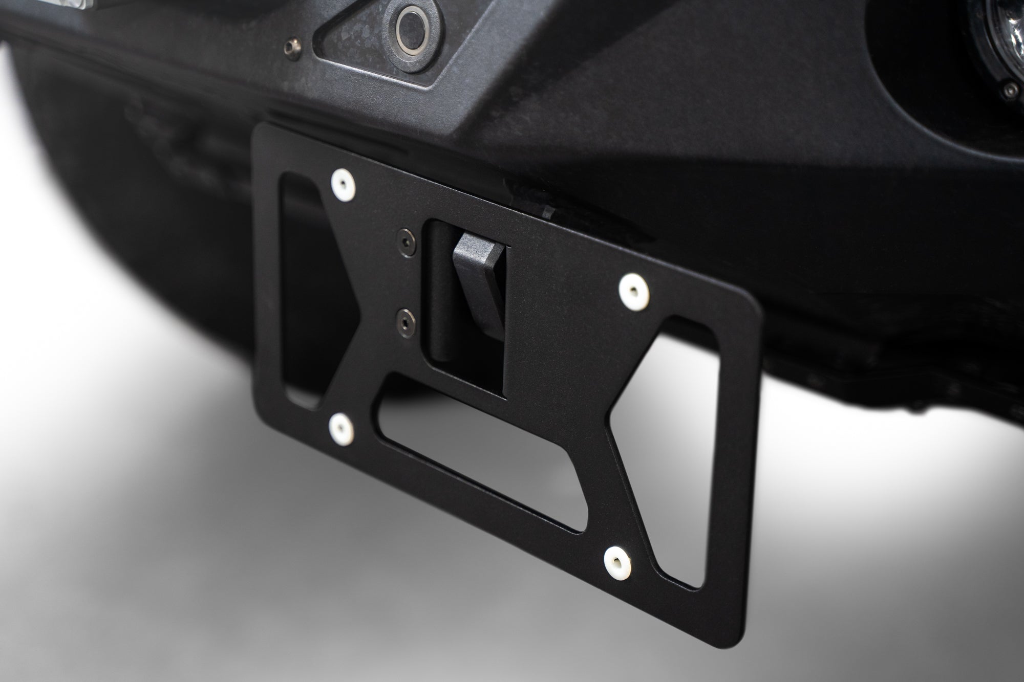 Front License Plate Rivet Universal D-Ring Mount License Front Plate Bracket | Rago Fabrication