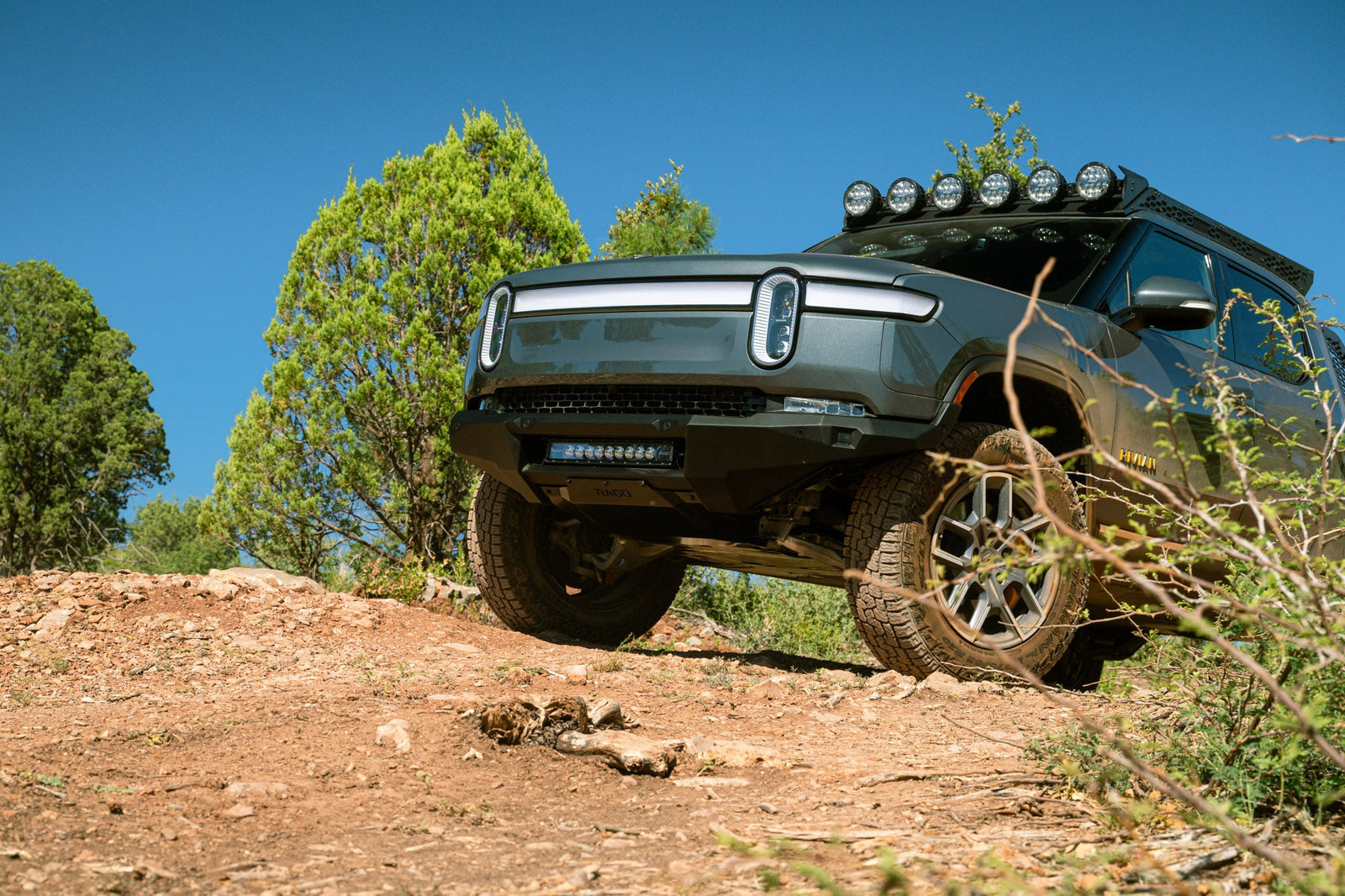 2022+ Rivian R1T Roof Rack RIGID Light Mount