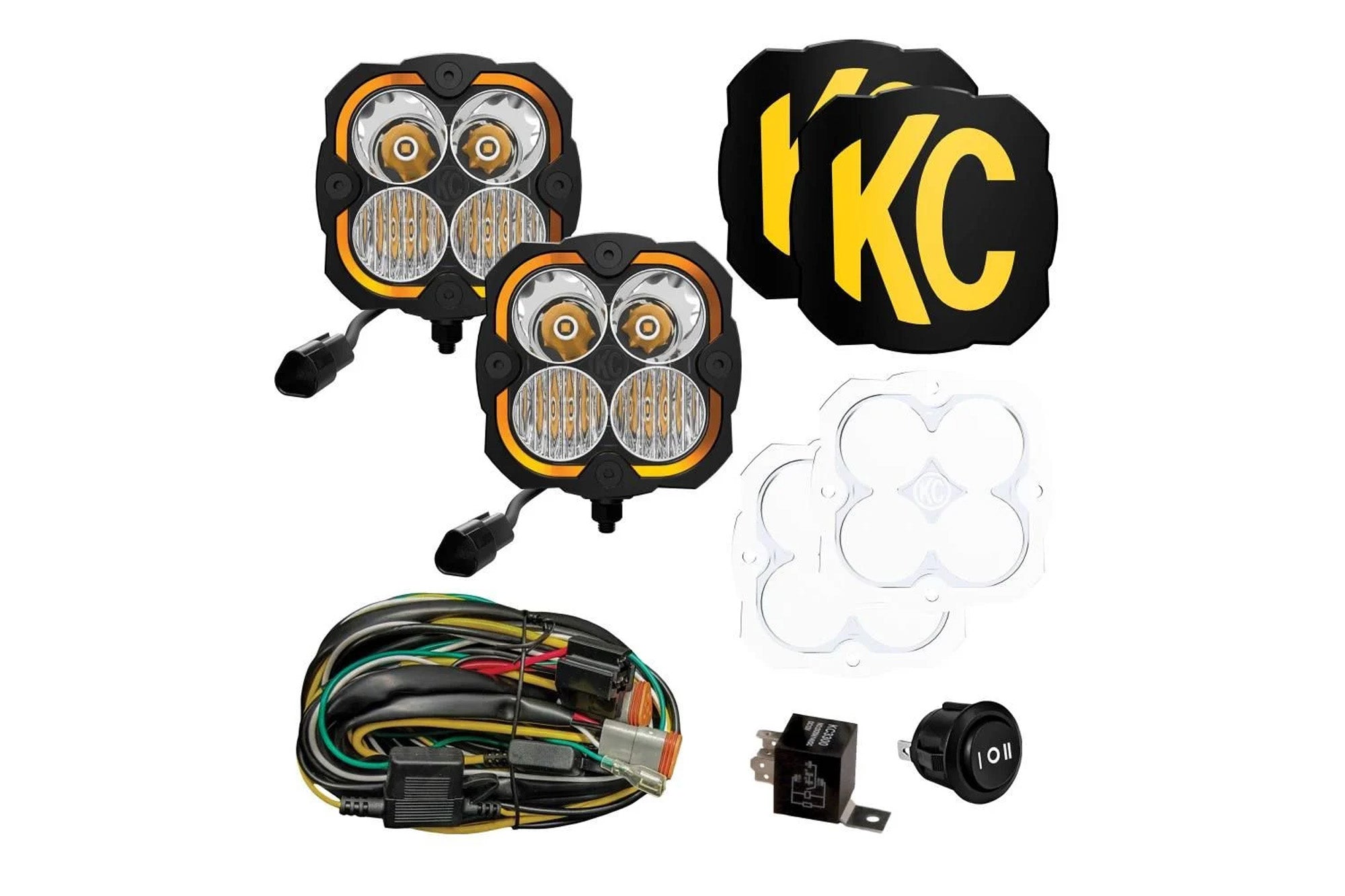 KC FLEX ERA® 4 | 2-Light Master LED Light Pods | Kit