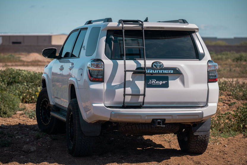 Climb to your roof with the 5th Gen 4Runner Rear Hatch Ladder